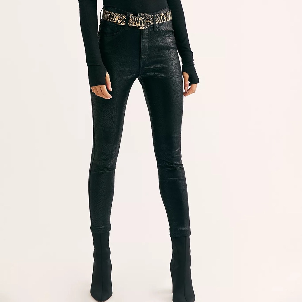 Levi's Mile High Ankle Supe Skinny Coated Jeans 26